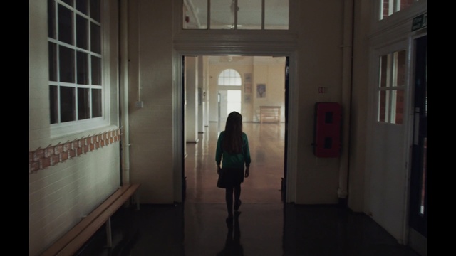 Video Reference: darkness, window, door, house, hall, Person