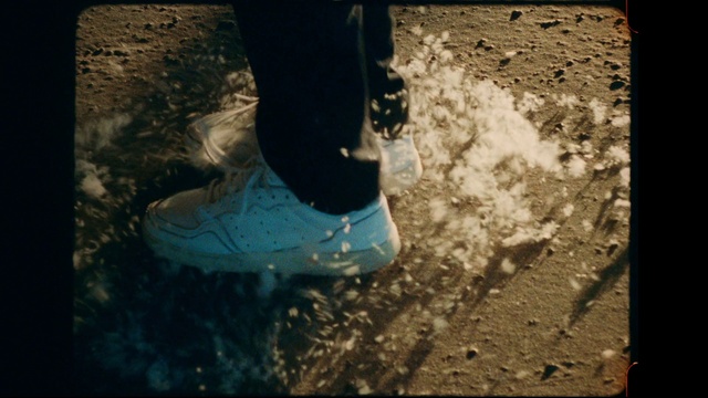Video Reference: Footwear, Shoe, Leg, Human leg, Water, Soil, Tree, Photography, Jeans, Foot