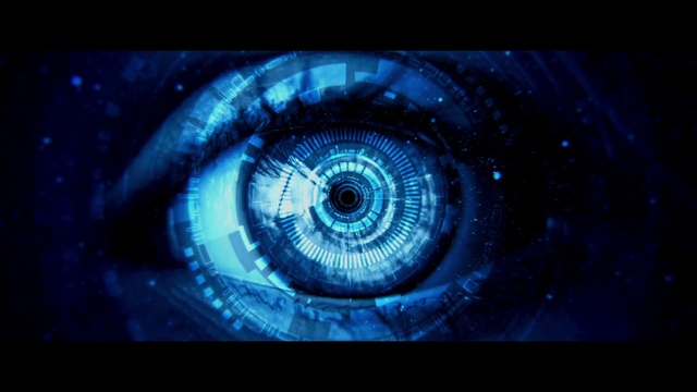 Video Reference: Eye, Iris, Blue, Circle, Close-up, Organ, Organism, Spiral, Sky, Macro photography