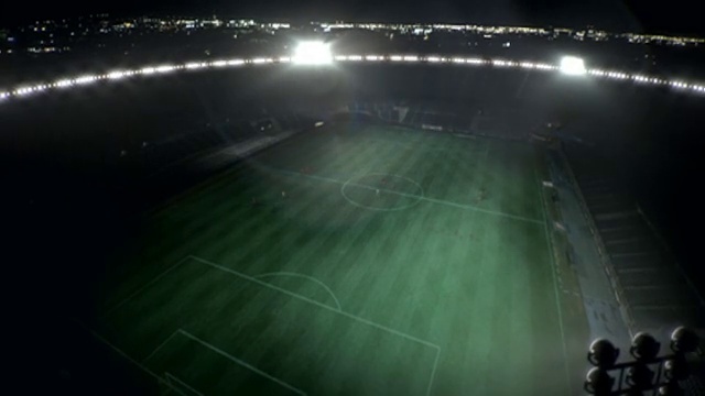 Video Reference: Sport venue, Stadium, Arena, Black, Atmosphere, Soccer-specific stadium, Light, Green, Lighting, Night