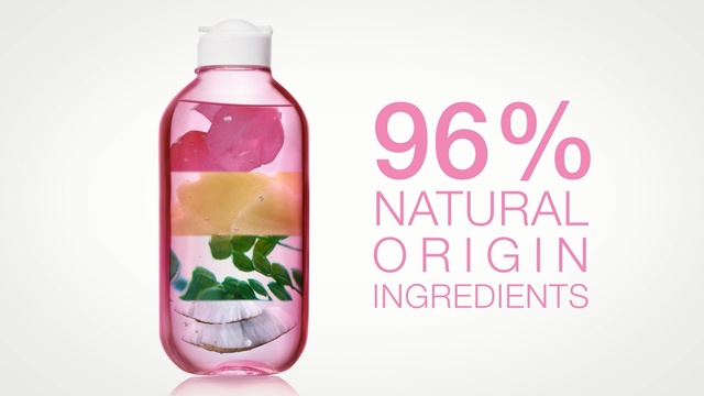 Video Reference: product, product, liquid, lotion, petal, Person