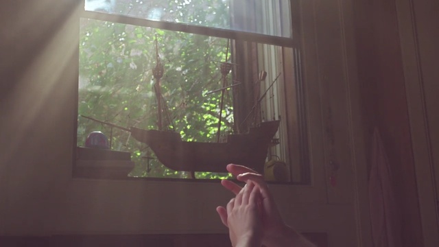 Video Reference: photograph, green, light, photography, sunlight, window, girl, wood, darkness, house