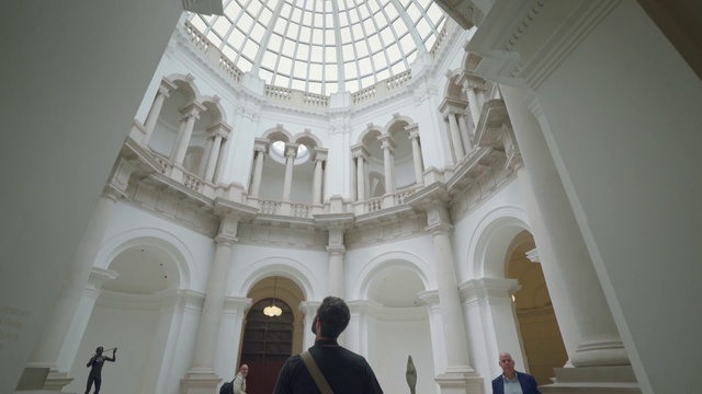 Video Reference: White, Holy places, Architecture, Building, Place of worship, Byzantine architecture, Religious institute, Classical architecture, Arch, Convent