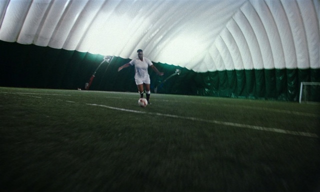 Video Reference: Sport venue, Atmosphere, Grass, Football, Player, Sky, Sports equipment, Sports, Ball game, Team sport