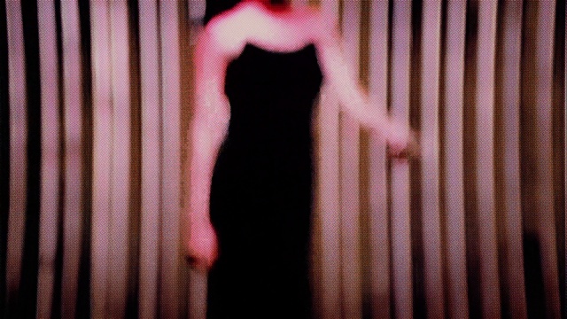 Video Reference: Pink, Red, Beauty, Line, Dress, Textile, Hand, Curtain, Photography, Long hair