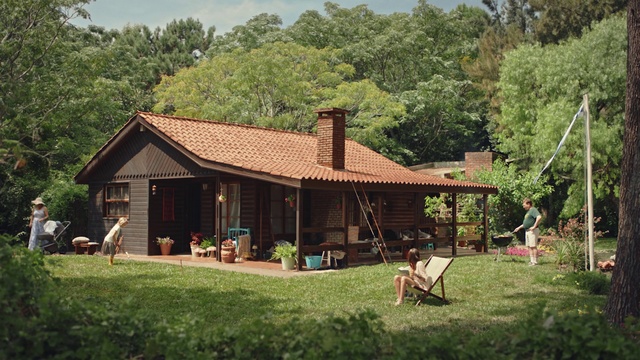 Video Reference: Property, House, Home, Cottage, Building, Roof, Real estate, Land lot, Tree, Rural area