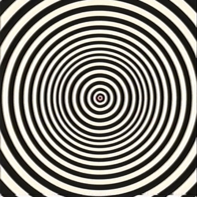 Video Reference: black and white, monochrome photography, spiral, circle, monochrome, line, symmetry, pattern, Person