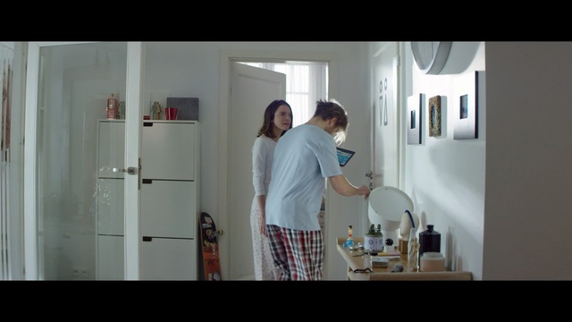 Video Reference: Room, Design, Plumbing fixture, Bathroom, House, Door, Person