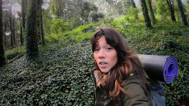 Video Reference: People in nature, Nature, Jungle, Forest, Natural environment, Woodland, Vegetation, Wilderness, Tree, Lady, Person