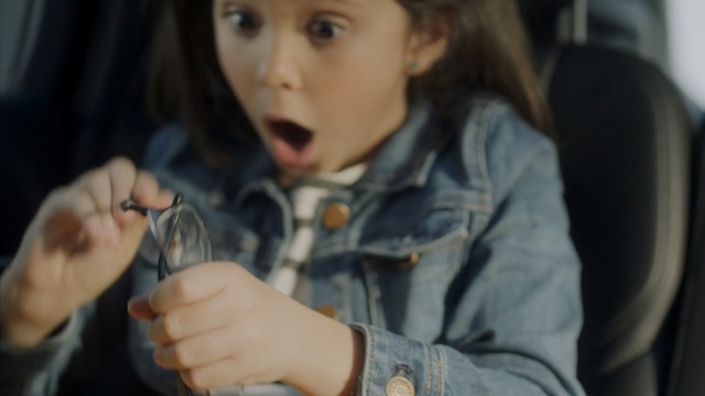 Video Reference: Child, Lip, Nose, Cheek, Mouth, Hand, Finger, Fun, Black hair, Long hair