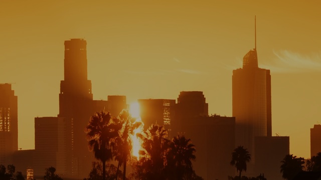 Video Reference: skyline, city, metropolis, sky, cityscape, skyscraper, metropolitan area, urban area, morning, sunrise, Person