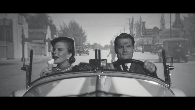 Video Reference: Photograph, Snapshot, Black-and-white, Mode of transport, Photography, Monochrome photography, Monochrome, Fun, Movie, Automotive exterior, Person