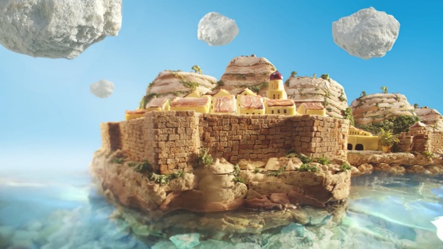 Video Reference: Nature, Natural landscape, Ruins, Rock, Sky, World, Landscape, Screenshot, Historic site, Formation