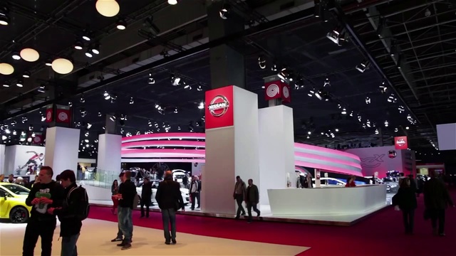 Video Reference: Auto show, Exhibition, Product, Car, Vehicle, Design, Event, Architecture, Automotive design, Luxury vehicle, Person