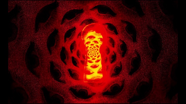 Video Reference: Red, Light, Heat, Fractal art, Pattern, Geological phenomenon, Art, Circle