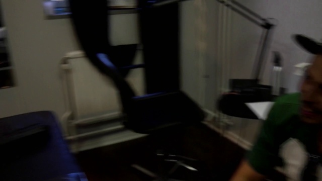 Video Reference: Treadmill, Exercise machine, Exercise equipment, Room, House, Gym, Photography, Physical fitness, Furniture, Interior design, Person