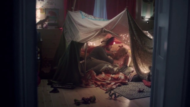 Video Reference: Curtain, Room, Textile, Interior design, Art, Visual arts, Photography, Bed, Flesh, Mosquito net