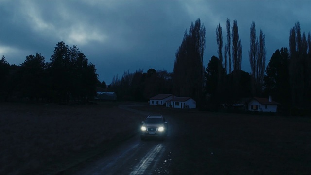 Video Reference: Sky, Atmospheric phenomenon, Road, Cloud, Night, Tree, Darkness, Mode of transport, Atmosphere, Evening