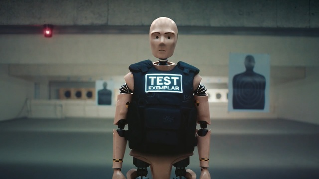 Video Reference: Head, Robot, Action figure, Arm, Toy, Muscle, Machine, Person