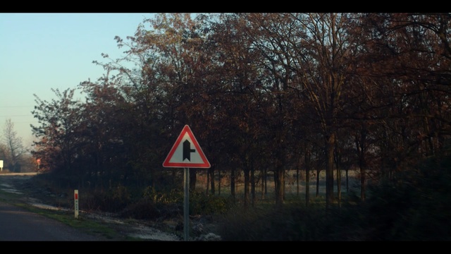 Video Reference: Nature, Traffic sign, Tree, Signage, Sign, Sky, Leaf, Road, Rural area, Branch