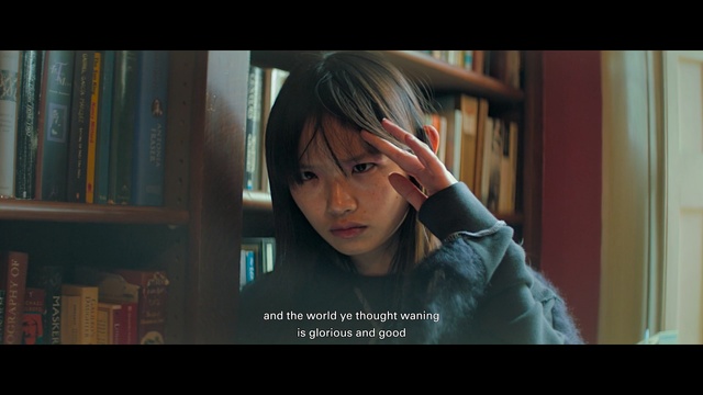 Video Reference: girl, eye, snapshot, screenshot, photography, black hair, organ, scene, portrait, portrait photography, Person