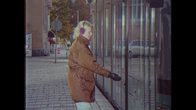 Video Reference: Standing, Snapshot, Human, Visual arts, Temple, Art, Window, Door, Glass