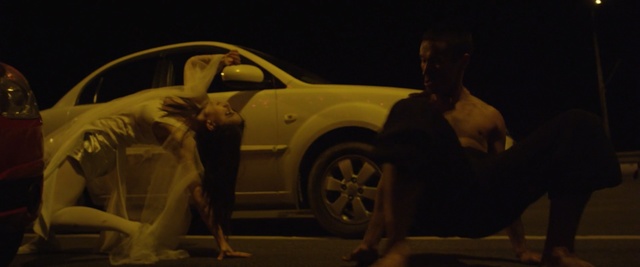 Video Reference: car, yellow, night, darkness, automotive design, lighting, vehicle, midnight, city car