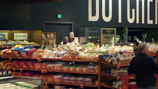 Video Reference: grocery store, marketplace, supermarket, produce, greengrocer, retail, whole food, market, food, grocer