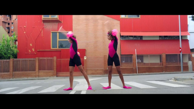 Video Reference: Pink, Photograph, Snapshot, Fun, Magenta, Performance, Footwear, Screenshot, Photography, Leg