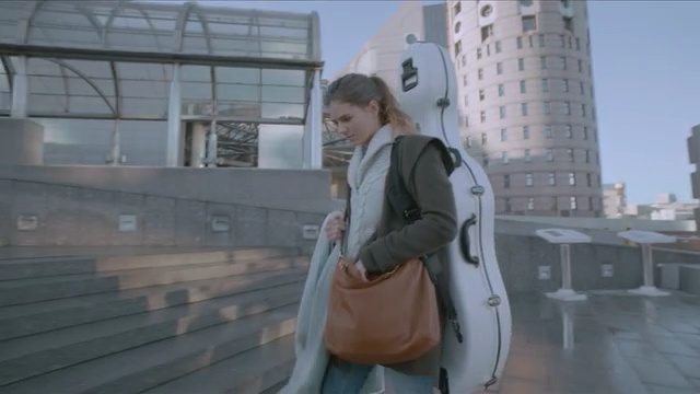 Video Reference: mode of transport, girl, screenshot, building, Person