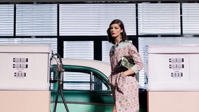 Video Reference: Clothing, Street fashion, Fashion, Shoulder, Fashion design, Formal wear, Dress, Textile, Fashion accessory, Waist, Person