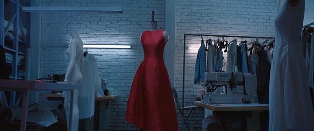 Video Reference: blue, dress, room, fashion, outerwear, gown, boutique, dressmaker, fashion design, girl, Person