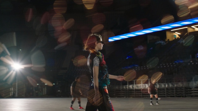 Video Reference: Performance, Performance art, Event, Fun, Footwear, Dance, Screenshot, Performing arts, Stage, Night, Person, Road, Man, Riding, Young, Walking, Game, Holding, Board, Ball, Playing, Player, Court, Woman, Jumping, Doing, Trick, Standing, Air, Clothing, Concert, Human face, Music, Sport