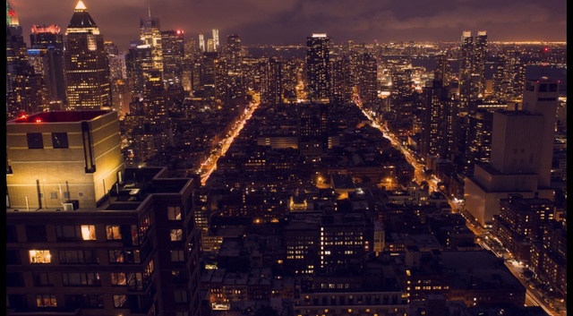 Video Reference: skyscraper, city, night, skyline, cityscape, urban, downtown, building, architecture, tower, office, lights