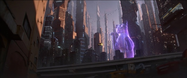 Video Reference: Purple, Violet, City, Art, Visual arts, Painting, Cityscape, Metropolis, Space, World