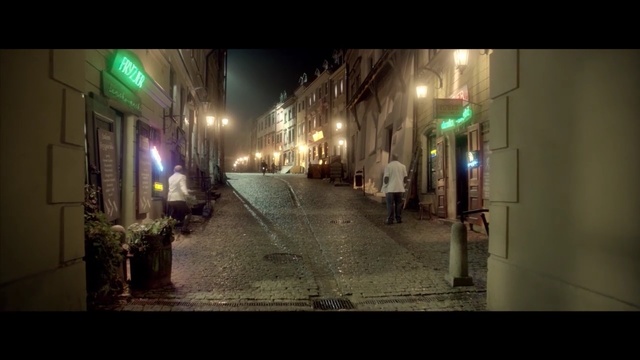 Video Reference: Street, Night, Darkness, Street light, Alley, Road, Light, Town, Lighting, Snapshot, Person
