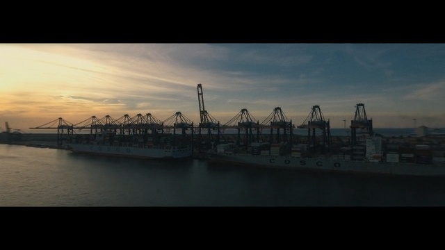Video Reference: Sky, Water, Cloud, Ship, Vehicle, Horizon, Calm, Watercraft, Boat, Sea, Person