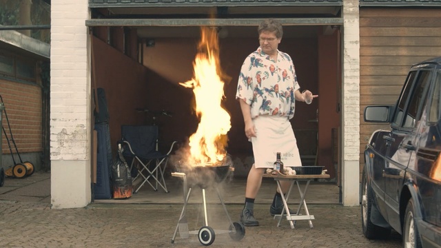 Video Reference: Heat, Flame, Stunt performer, Fire, Person