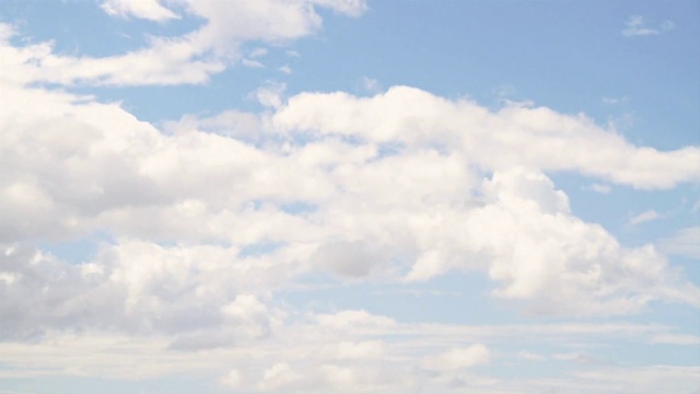 Video Reference: Sky, Cloud, Daytime, Blue, Cumulus, Atmosphere, Meteorological phenomenon, Azure, Calm