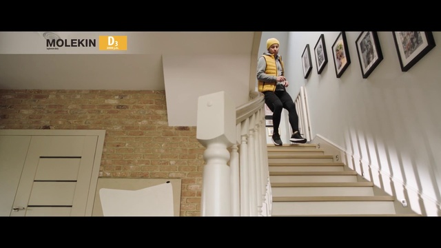 Video Reference: Stairs, Wall, Room, Floor, Handrail, Font, Architecture, Wood, Flooring, Animation
