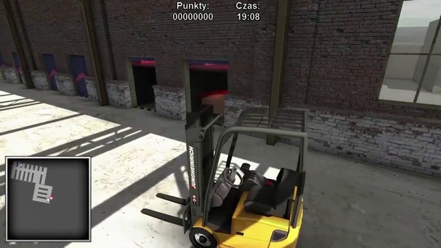 Video Reference: Forklift truck, Vehicle, Asphalt, Wheel
