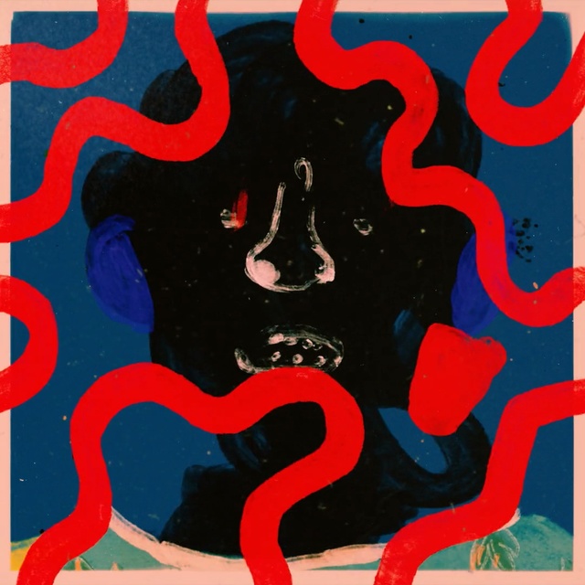 Video Reference: red, art, poster, illustration, graphic design, modern art, design, fictional character, visual arts, graphics, Person