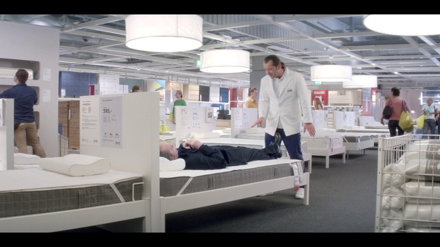 Video Reference: Product, Bed, Furniture, Mattress, Architecture, Design, Interior design, Table, Building, Job