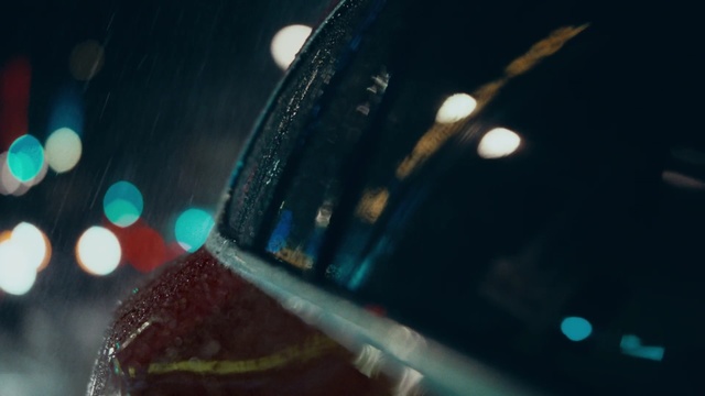 Video Reference: Blue, Water, Light, Windshield, Vehicle door, Sky, Auto part, Automotive window part, Automotive exterior, Night