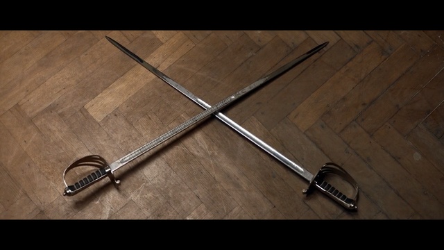 Video Reference: weapon, sword, cold weapon, sabre, line, épée, metal