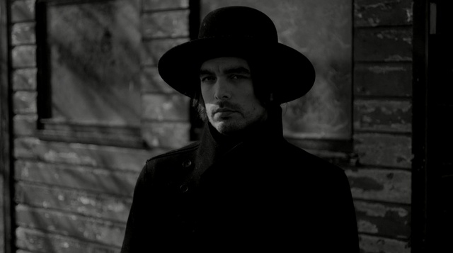 Video Reference: cowboy hat, hat, headdress, clothing, covering, consumer goods, portrait, face, man, person