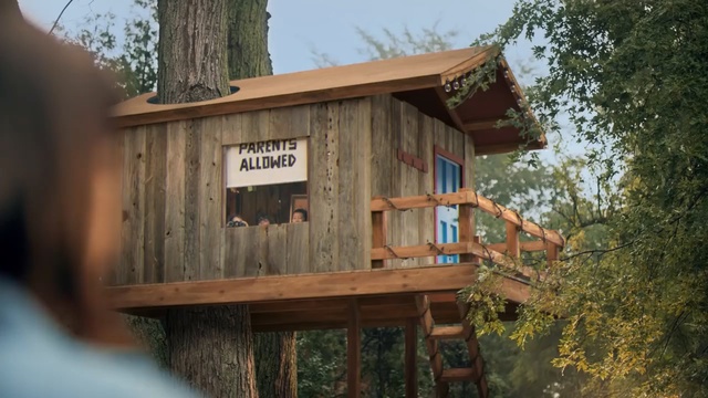 Video Reference: shack, shed, tree, house, tree house, home, outdoor structure, hut, wood, log cabin