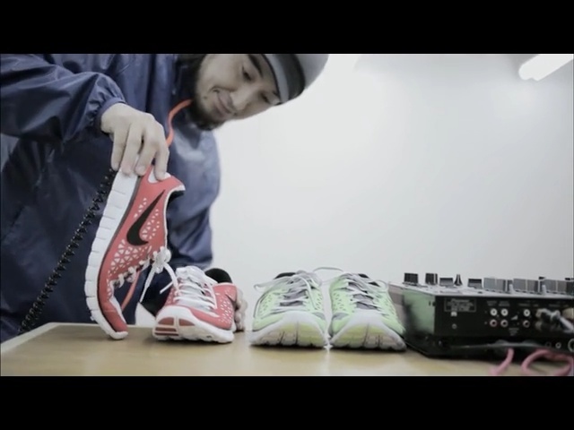 Video Reference: footwear, white, photograph, fashion accessory, shoe, product, sitting, arm, fashion, protective gear in sports, Person