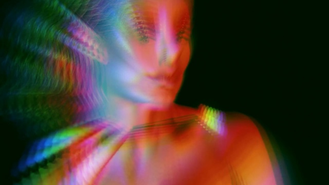 Video Reference: Light, Green, Colorfulness, Psychedelic art, Close-up, Art, Graphics, Magenta, Graphic design, Fractal art