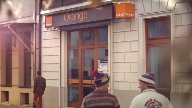 Video Reference: Building, Window, Fast food restaurant, Door, Person